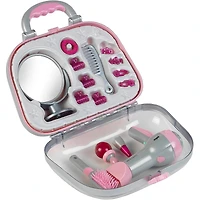Theo Klein Braun Mega Hairstyling Case Toy Beauty Set
