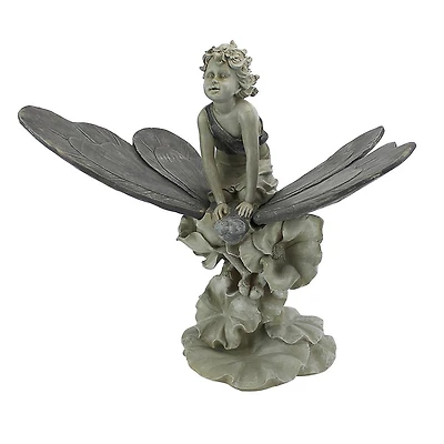 Design Toscano 18.5" A Fairy's Wondrous Butterfly Ride Statue