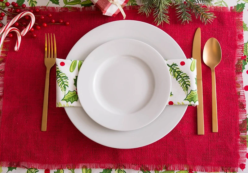 DII® Tango Red Jute Placemat (Set of 6)