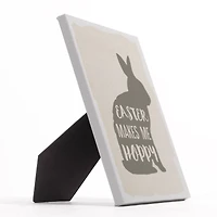 Easter Makes Me Hoppy Easel Back 8" x 10" Tabletop Canvas
