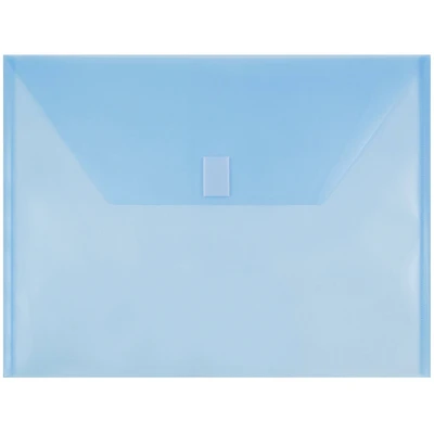JAM Paper 9.75" x 13" Plastic Hook & Loop Closure Envelopes