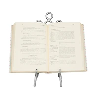 14" Gray Metal Traditional Easel