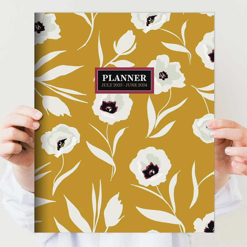 TF Publishing 2023-2024 Field of Goldenrod Large Monthly Planner