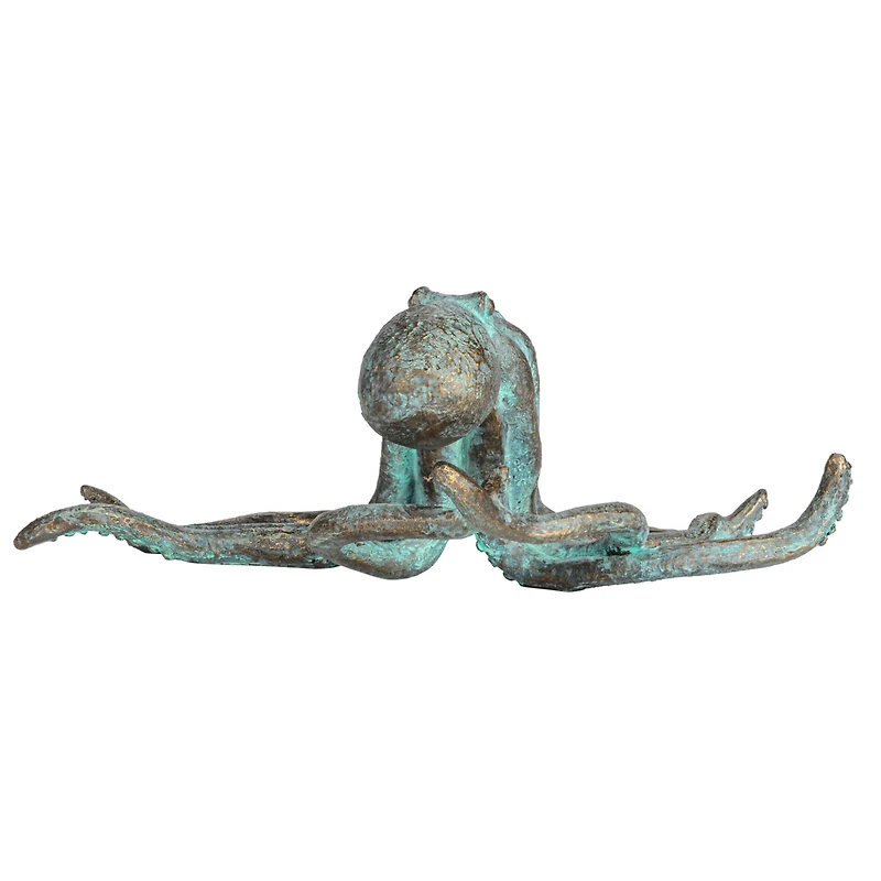 Hello Honey® 12.5" Teal Verdigris Octopus Tabletop Décor