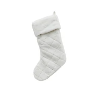20" White Sequin Stocking by Ashland®