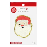 Santa Face Iron-On & Adhesive Patch by Celebrate It™