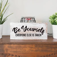 Leisure Arts® Vinyl Be Yourself Everyone Else is Taken Black Wall Decal