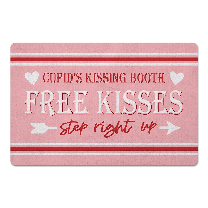 Cupid Kissing Booth Floor Mat