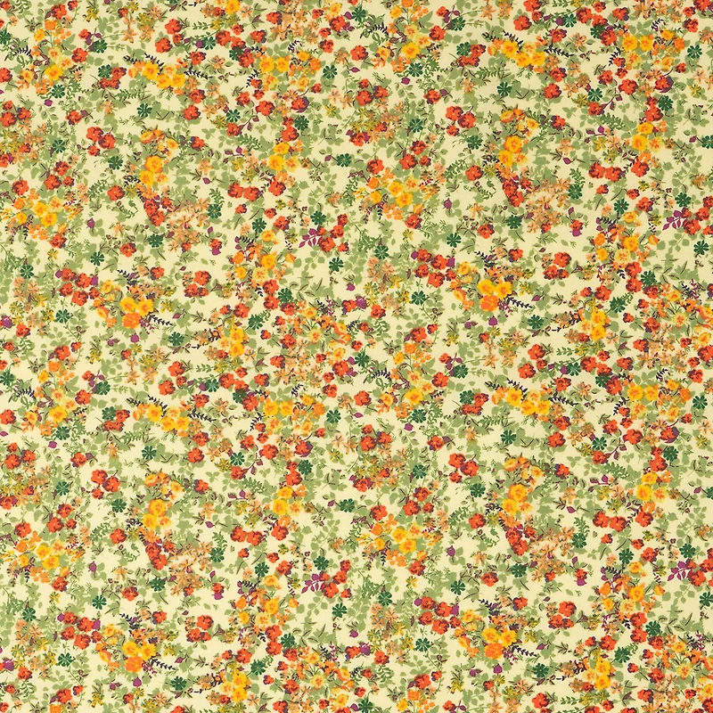 SINGER Orange Butterfly Cotton Fabric Bundle