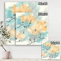 Designart - Teal Buds I