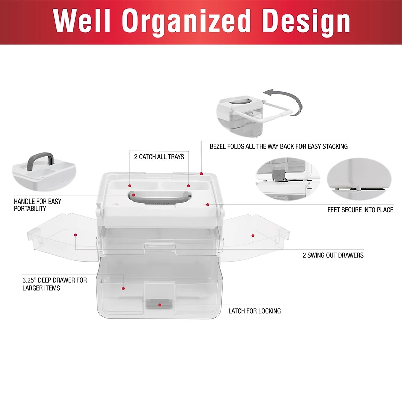 SINGER® Sew-It-Goes® Stackable Storage Case