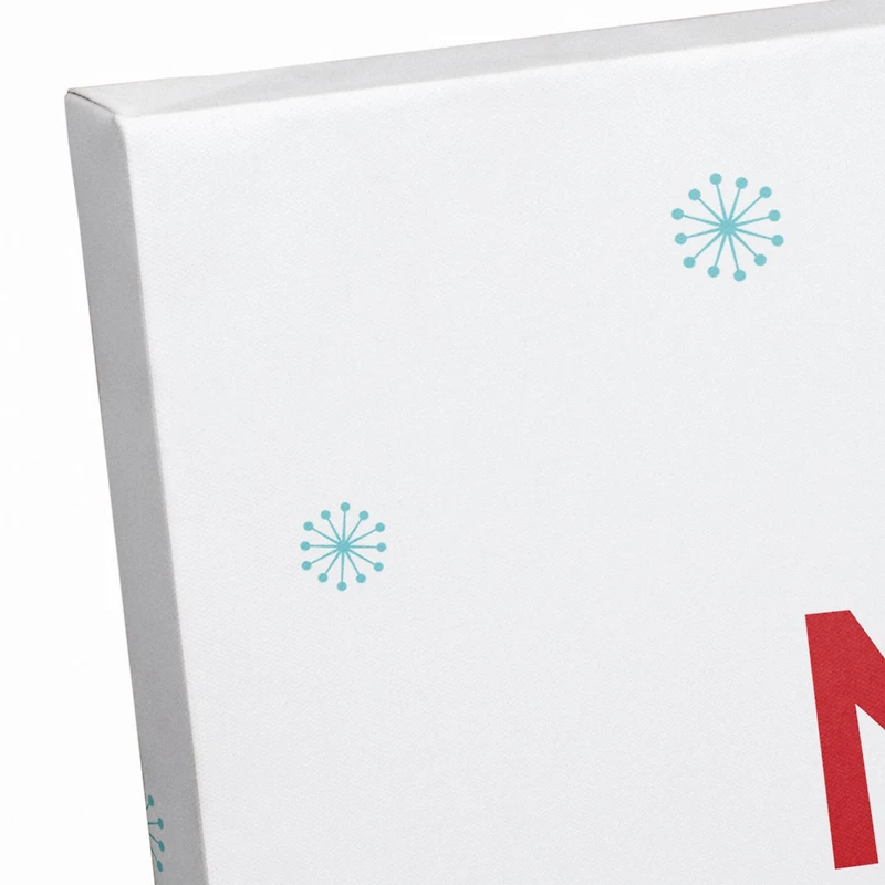 Merry Christmas Trees Canvas Wall Art