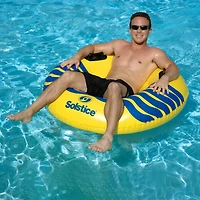 48" River Rough Inflatable Swimming Pool Ring Tube with Handles