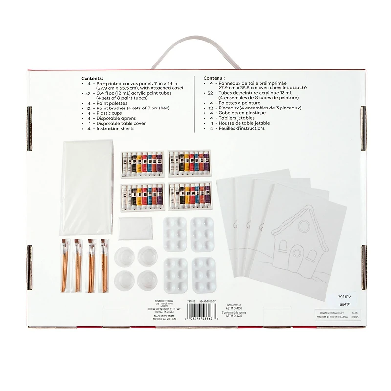 Gingerbread House Paint Party Kit by Artist's Loft™