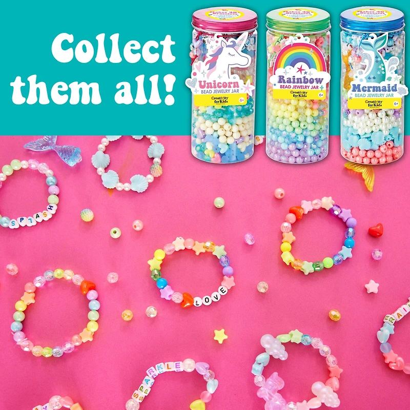 Creativity for Kids® Mermaid Bead Jewelry Jar