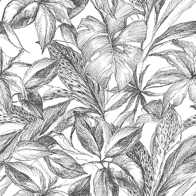 NuWallpaper Black Canopy Peel & Stick Wallpaper