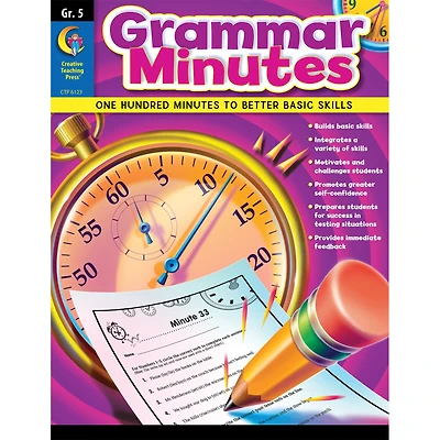Creative Teaching Press® Grammar Minutes Workbook, Grade 5
