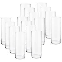 12 Pack: 18" Cylinder Glass Vase by Ashland®
