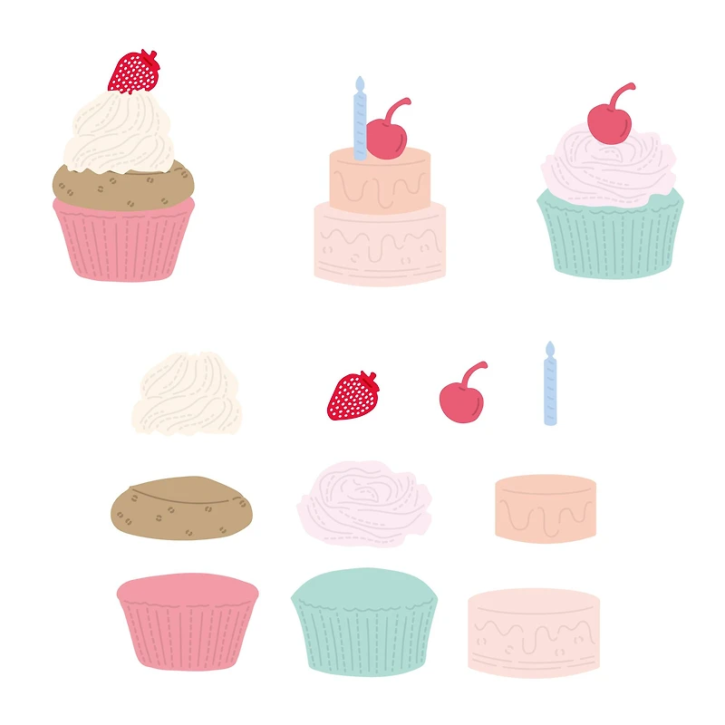 Cakes & Cupcakes Layering Die Set by Recollections™