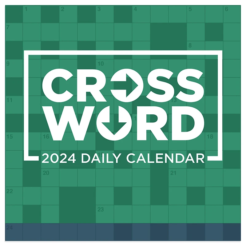 TF Publishing 2024 Crossword Puzzles Daily Desktop Calendar