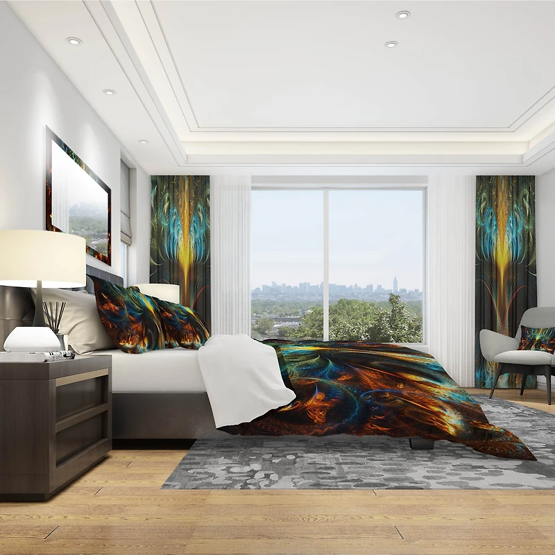 Designart 'Never Endingabstract' Modern & Contemporary Bedding Set