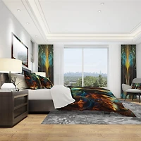 Designart 'Never Endingabstract' Modern & Contemporary Bedding Set