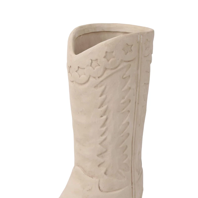 12.5" Western Boot Ceramic Vase by Ashland®