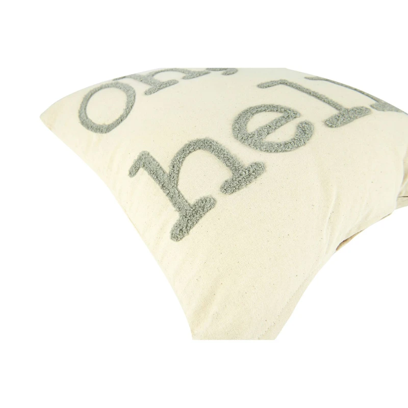 Hello Honey® Oh, Hello Embroidered Cotton Pillow