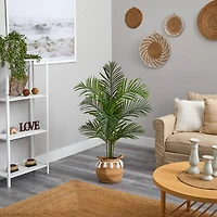 4ft. Artificial Paradise Palm Tree with Basket