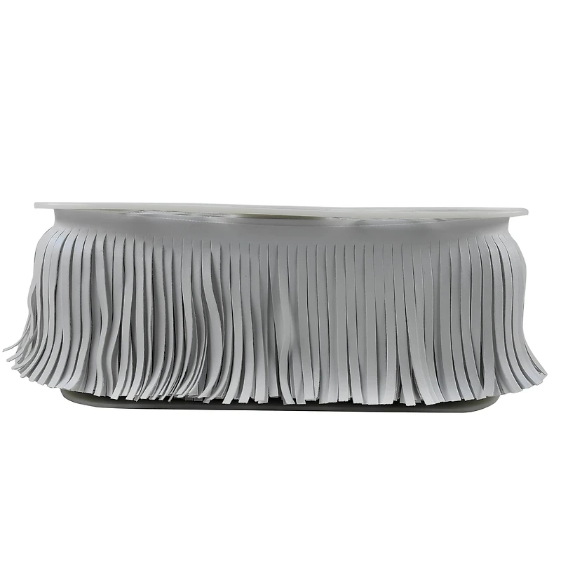 4" Faux Leather Fringe Trim by Celebrate It