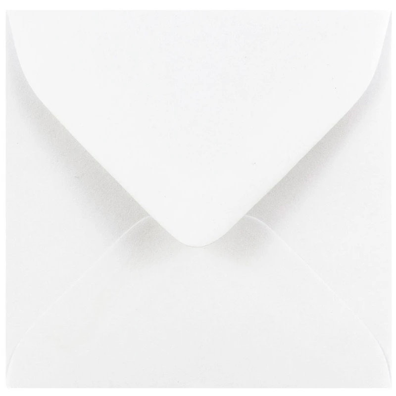 JAM Paper 3" White Square Invitation Envelopes