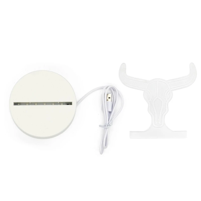 Assorted Western Icon Acrylic USB Light, 1pc. by Fab Finds