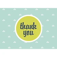 JAM Paper Modern Design Blank Thank You Cards & Envelopes, 36ct.