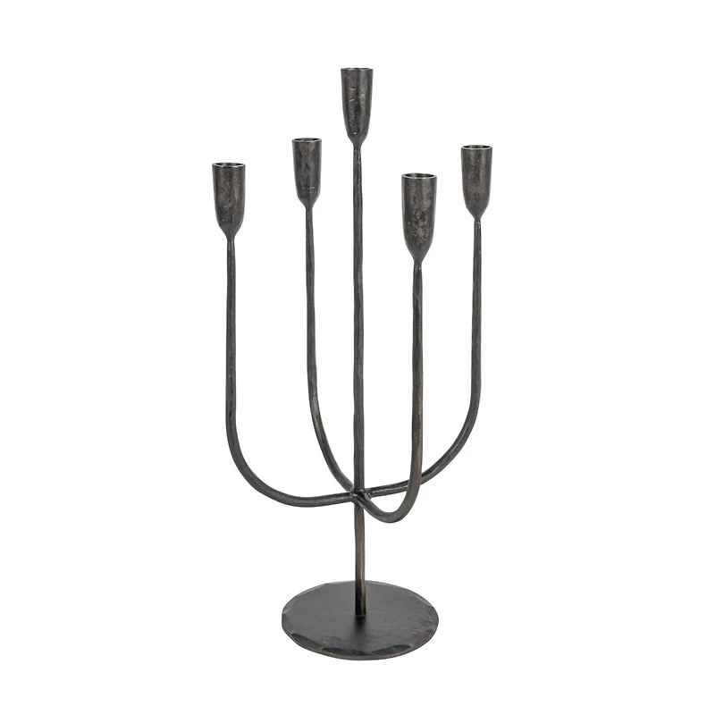 Hello Honey® 19.5" Black Metal Candelabra