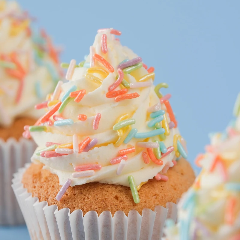 PME Cake Sweet Street® Pastel Rainbow Pearlized Jimmies Sprinkles