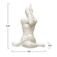 Hello Honey® Boho-Inspired Yoga Figure with Volcano Finish