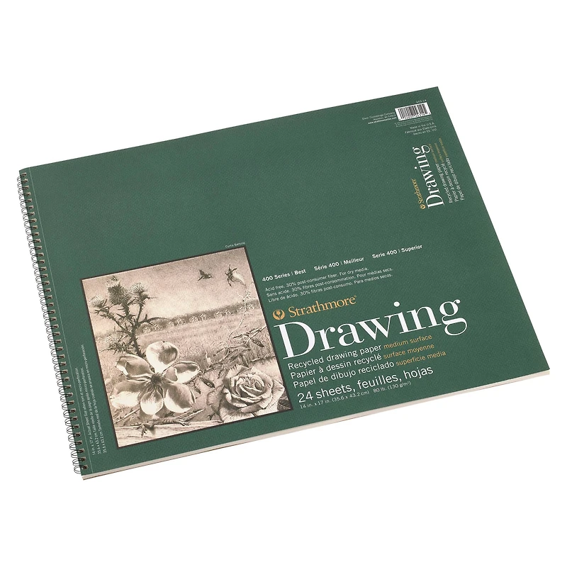 12 Pack: Strathmore® 400 Series Recycled Drawing Paper Pad