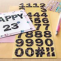 Red & Blue Glitter Number Stickers by Recollections™