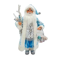 Santa's Workshop 18" Blue Coastal Santa