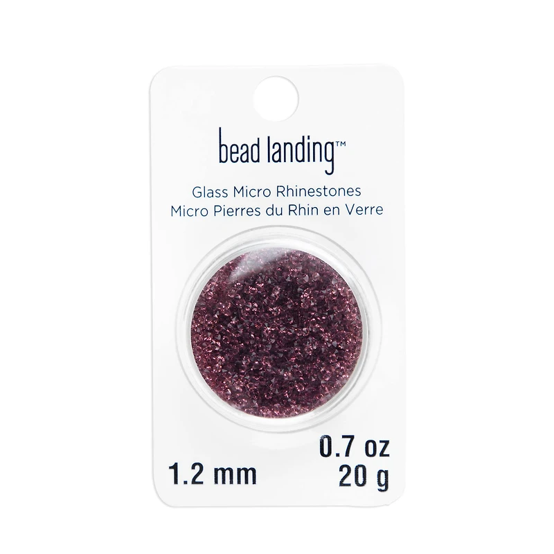 1.2mm Glass Micro Rhinestones by Bead Landing