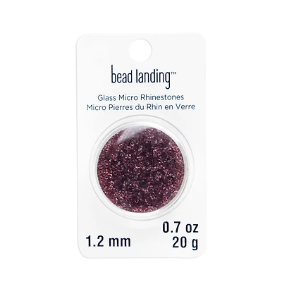 1.2mm Glass Micro Rhinestones by Bead Landing