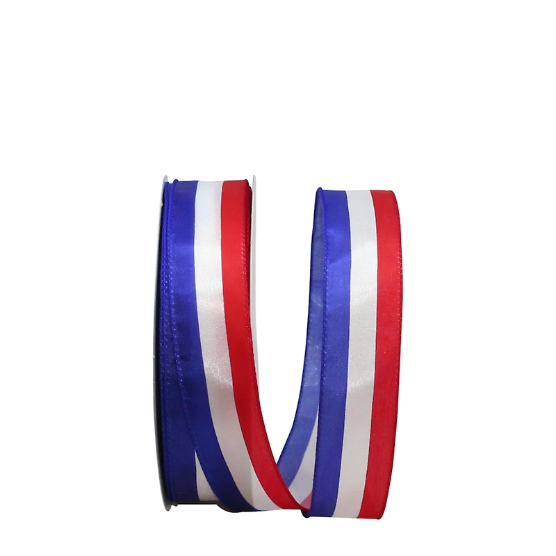 The Ribbon Roll 1.5" x 50yd. Wired Americana Ribbon