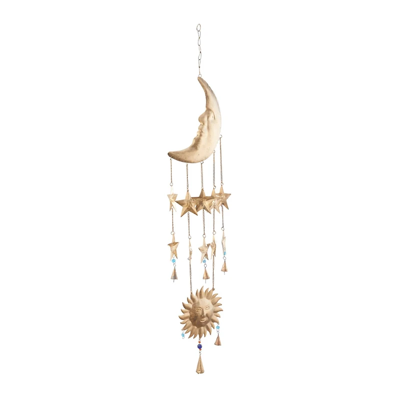 Gold Metal Eclectic Windchime