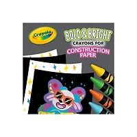 Crayola® Bold & Bright Construction Paper Crayons, 24ct.