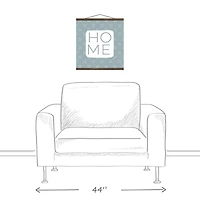 Home Mudcloth Pattern Teak Hanging Canvas Wall Art