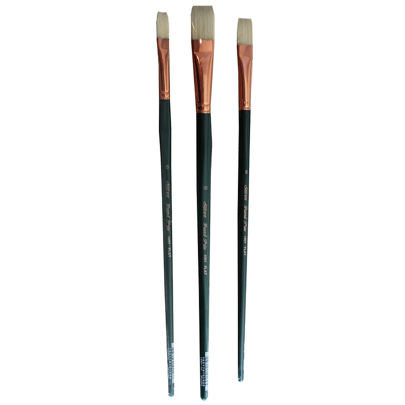 Silver Brush Limited Grand Prix Large Flats, 3 Brushes