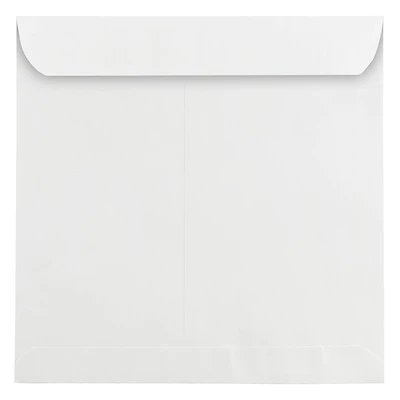 JAM Paper 11.5" Large White Square Invitation Envelopes