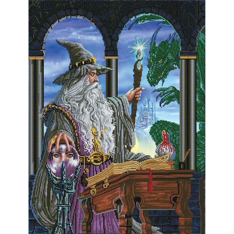 Diamond Dotz® Advanced Wizards Emissary Diamond Painting Kit