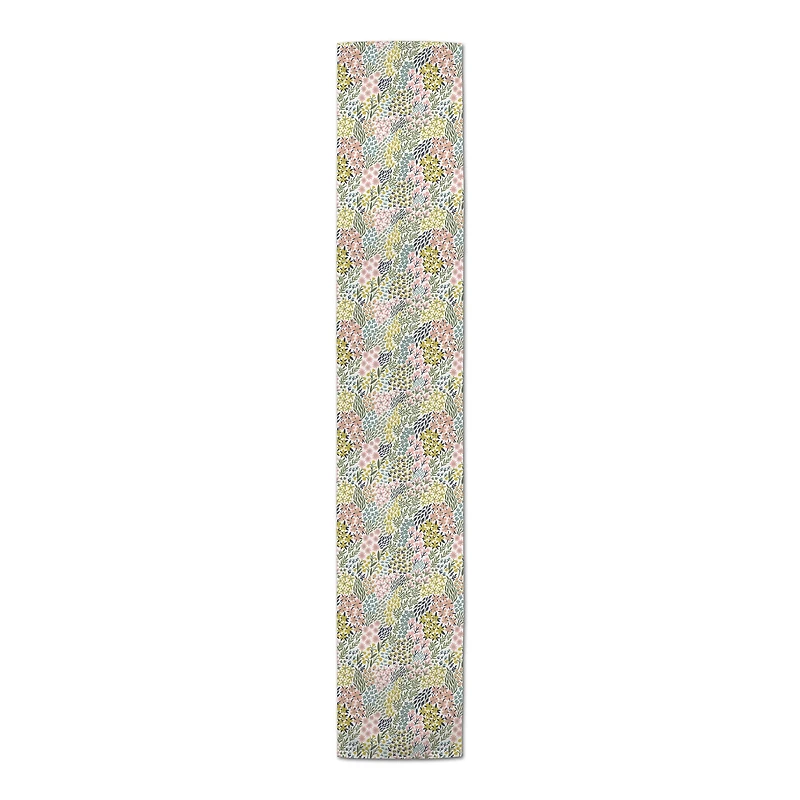 Funky Floral 16" x 90" Cotton Twill Runner