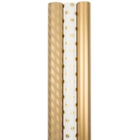 JAM Paper Premium Holiday Assorted Gold Gift Wrap, 3ct.